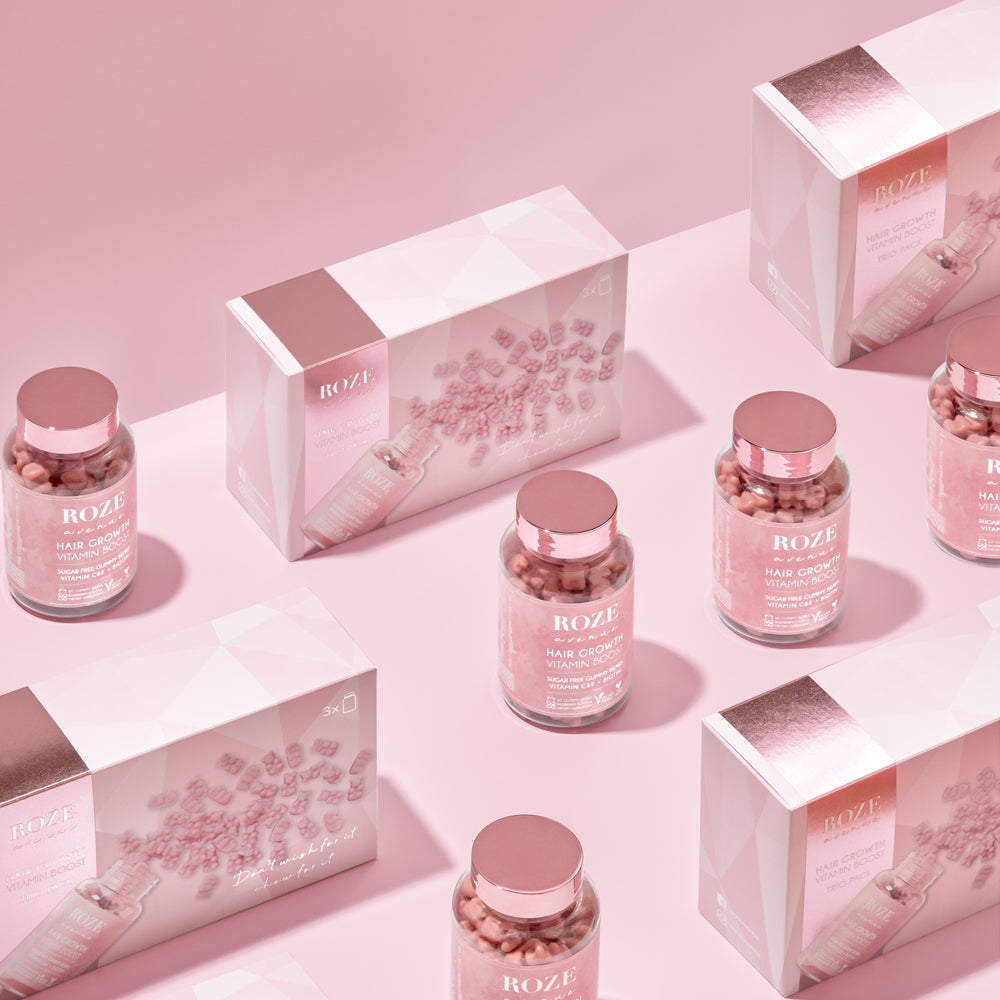 Hair Caring Gummy Bear Trio